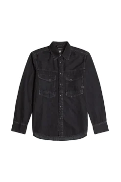 Heren overhemd lm casual blauw