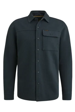 Heren overhemd lm casual blauw