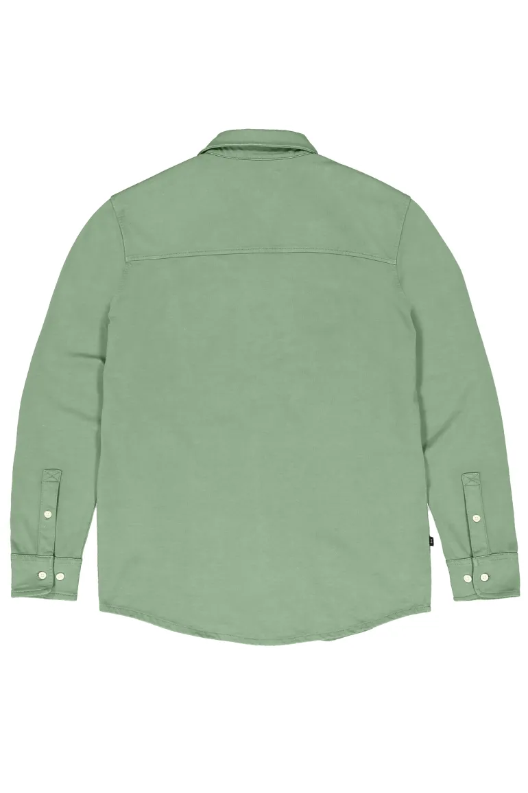 Heren overhemd lm casual groen