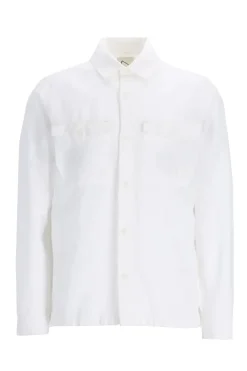 Heren overhemd lm casual wit