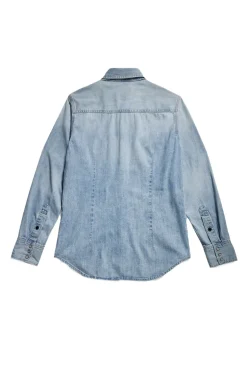 Heren overhemd lm casual blauw
