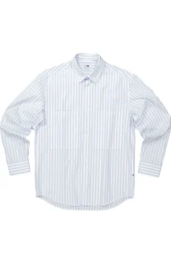 Heren overhemd lm casual blauw