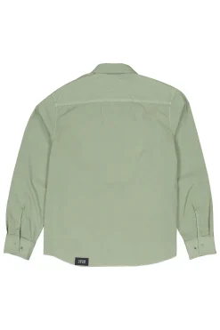 Heren overhemd lm casual groen