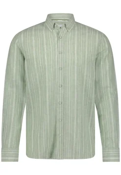 Heren overhemd lm casual groen