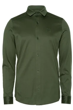 Heren overhemd lm casual groen
