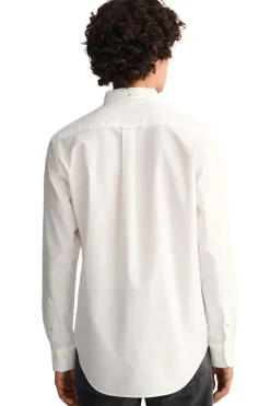 Heren overhemd lm casual wit
