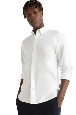 Heren overhemd lm casual wit