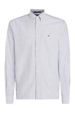 Heren overhemd lm casual blauw