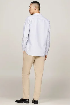 Heren overhemd lm casual blauw