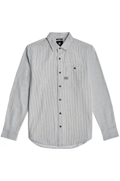 Heren overhemd lm casual blauw