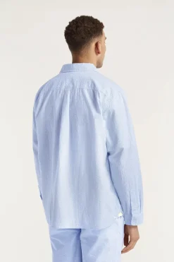 Heren overhemd lm casual zwart