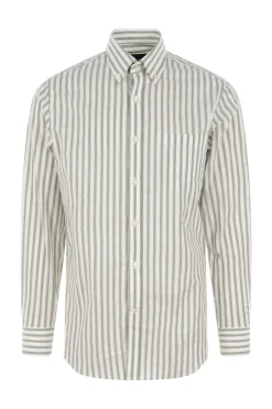 Heren overhemd lm casual groen