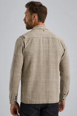 Heren overhemd lm casual groen
