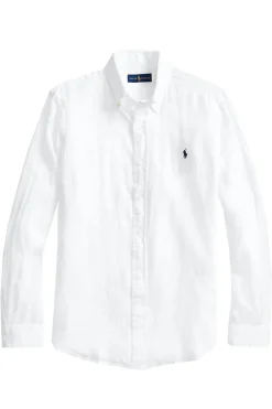 Heren overhemd lm casual wit