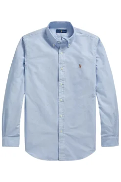 Heren overhemd lm casual blauw