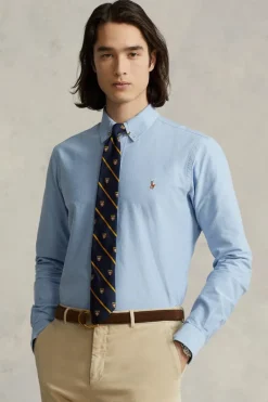 Heren overhemd lm casual blauw