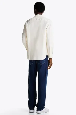 Heren overhemd lm casual ecru