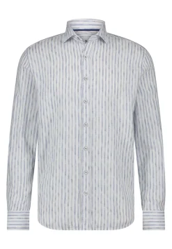 Heren overhemd lm casual ecru