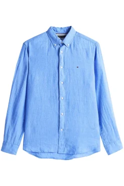 Heren overhemd lm casual blauw