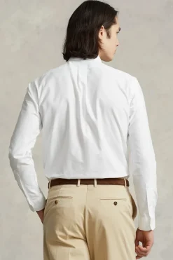 Heren overhemd lm casual wit