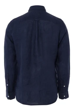 Heren overhemd lm casual blauw
