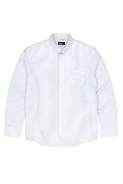 Heren overhemd lm casual blauw