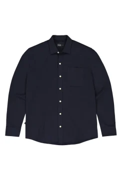 Heren overhemd lm casual blauw