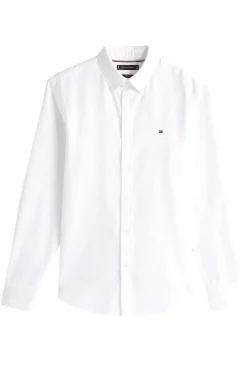 Heren overhemd lm casual wit