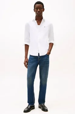 Heren overhemd lm casual wit
