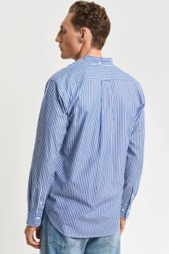 Heren overhemd lm casual blauw