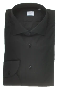 Heren overhemd lm casual zwart
