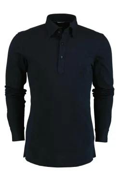 Heren overhemd lm casual blauw