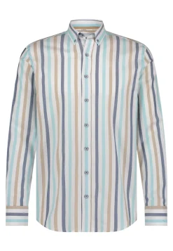 Heren overhemd lm casual ecru