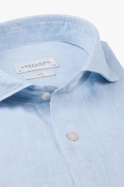 Heren overhemd lm casual blauw