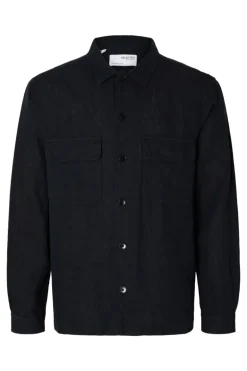 Heren overhemd lm casual blauw