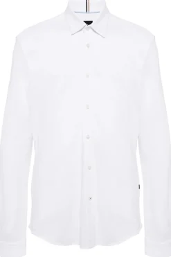 Heren overhemd lm casual wit