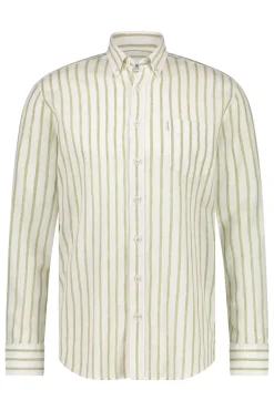 Heren overhemd lm casual wit