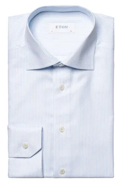 Heren overhemd lm dressual blauw