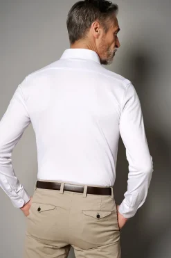 Heren overhemd lm dressual wit