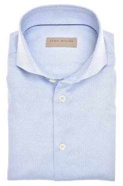 Heren overhemd lm dressual blauw