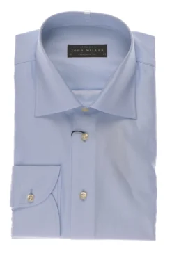 Heren overhemd lm dressual blauw