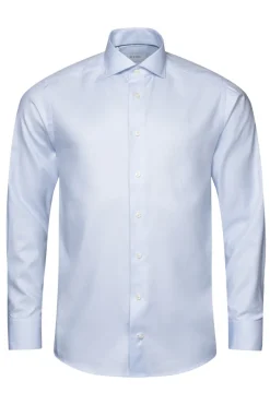 Heren overhemd lm dressual blauw