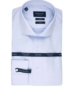 Heren overhemd lm dressual blauw