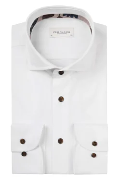 Heren overhemd lm dressual wit