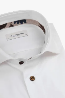 Heren overhemd lm dressual wit