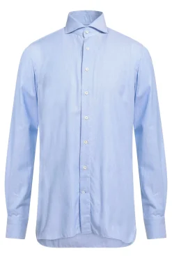 Heren overhemd lm dressual blauw