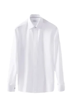 Heren overhemd lm dressual wit