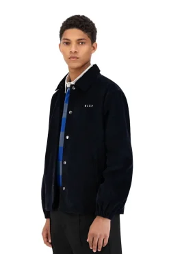 Heren overshirt blauw
