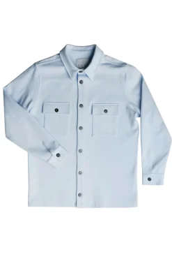 Heren overshirt blauw