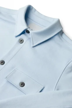 Heren overshirt blauw
